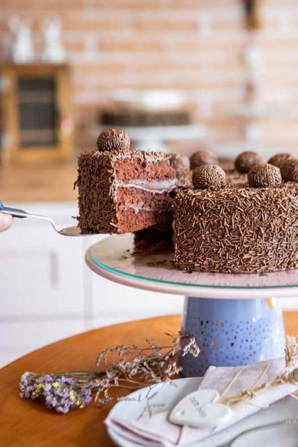 Bolo Chocolatudo tradicional